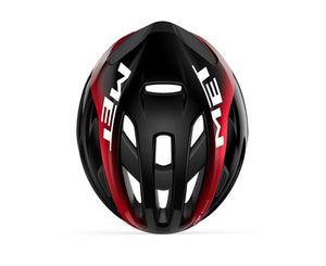Met Rivale Mips Black Red Metallic Glossy | sort og rød cykelhjelm til landevej med mips
