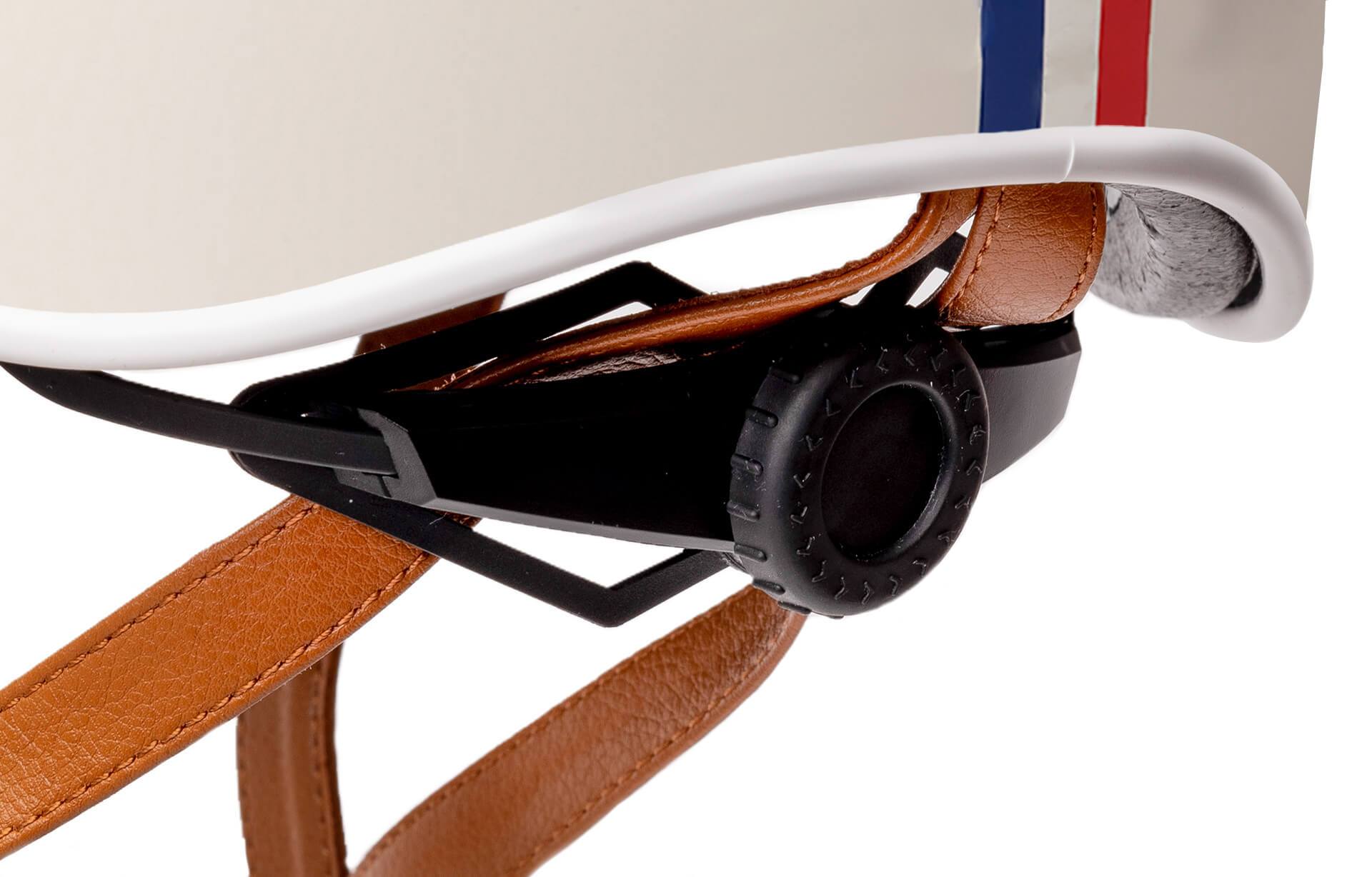 Thousand Heritage Speedway Creme | Hvid urban city cykelhjelm med striber