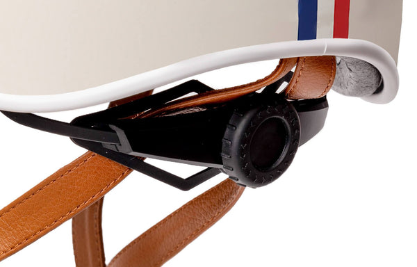 Thousand Heritage Speedway Creme | Hvid urban city cykelhjelm med striber