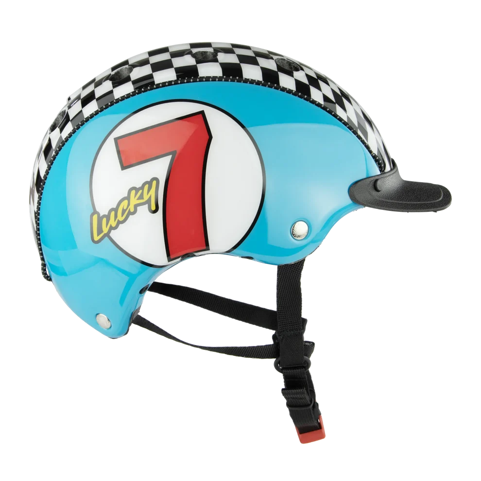 casco mini 2 lucky 7 blue
