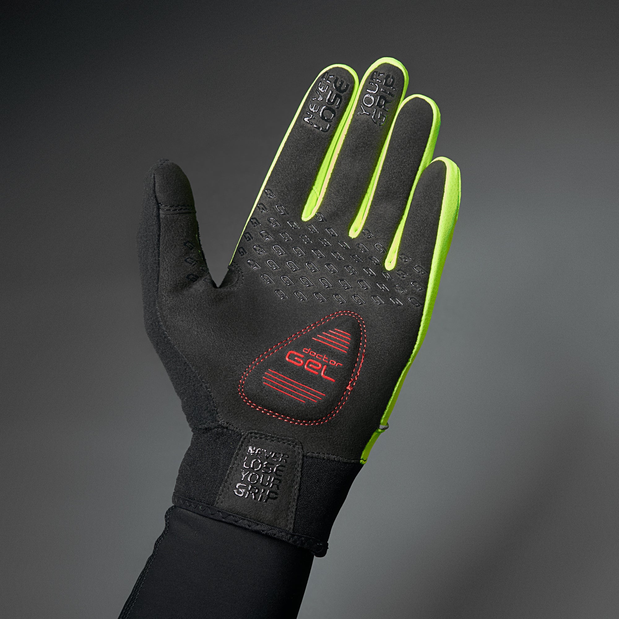 GripGrab Hurricane Hi-Vis Vindtæt Overgangshandske