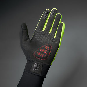 GripGrab Hurricane Hi-Vis Vindtæt Overgangshandske