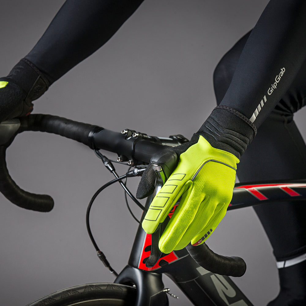 GripGrab Hurricane Hi-Vis Vindtæt Overgangshandske