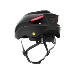 Lumos Ultra Charcoal Black Mips cm | sort cykelhjelm med indbygget lys og mips