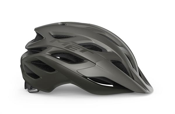 Met Veleno Mips Titanium Metallic Matt | titan mtb hjelm med mips til børn og voksne