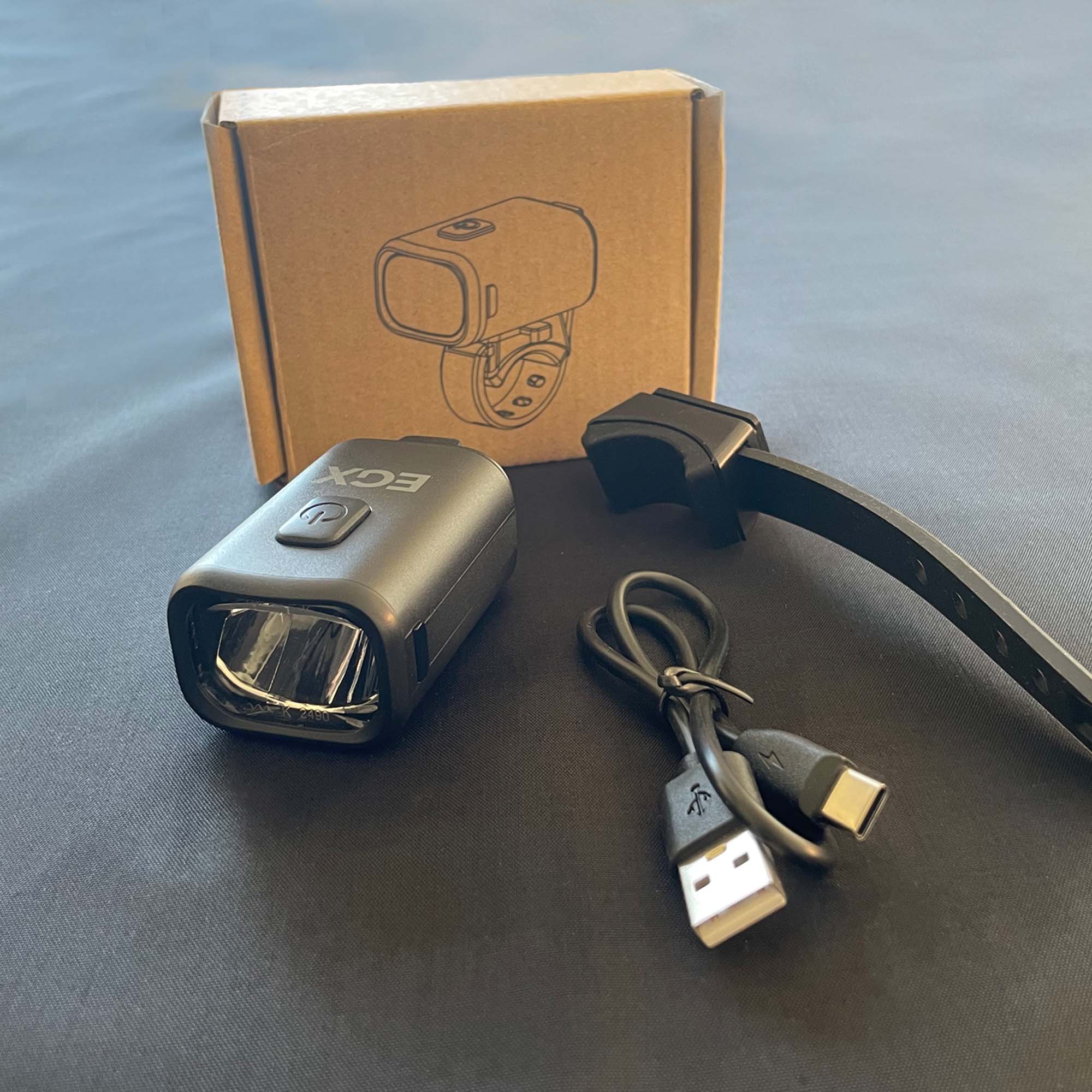 EGX frontlight for bike. STvZO. Unboxing