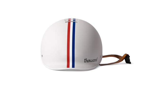 Thousand Heritage Speedway Creme | Hvid urban city cykelhjelm med striber