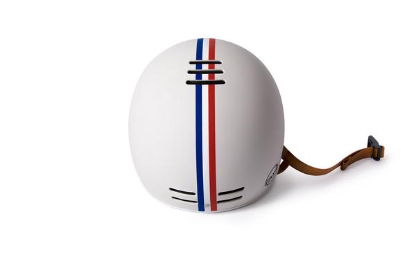 Thousand Heritage Speedway Creme | Hvid urban city cykelhjelm med striber