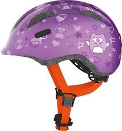 Abus Smiley 2.0 Purple Star cykelhjelm str. 45-50 cm