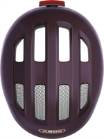 Abus Smiley 3.0 Ace LED Royal Purple. Lilla cykelhjelm til børn og baby med aftagelig LED lygte