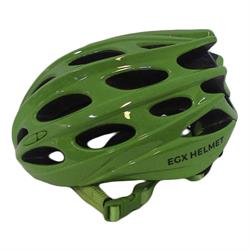 EGX Helmet Xtreme Shiny Green | Grøn cykelhjelm til landevej og allround