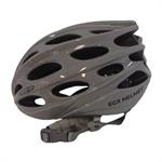 EGX Helmet City Road Shiny Grey | Blank grå cykelhjelm til sport og fritid letvægt