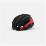 Giro Syntax Matte Black Bright Red Mips | sort og rød racer cykelhjelm med mips