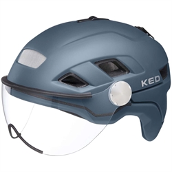 Ked B-Vis X-Lite Deep Blue Matt | blå cykelhjelm med visir. Made in Germany