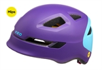 Ked Pop Mips Purple Skyblue | lilla cykelhjelm med Mips og LED lys