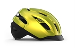 Met Urbex Mips Lime Yellow Metallic | gul NTA 8776 cykelhjelm til elcykel. Mips, opladelig lygte og Fidlock magnetspænde