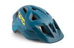 Met Eldar Mips Petrol Blue Camo Matt Youth 52/57 cm | blå camouflage mtb hjelm til børn med mips
