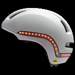 Nutcase Vio Rozay Gloss Mips | smart cykelhjelm med LED og Mips