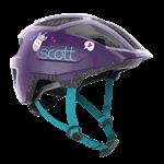 Scott Spunto Kid Deep Purple Blue LED lys 46-52 cm | cykelhjelm til små børn. Testet god af Tænk