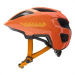 Scott Spunto Junior Fire Orange LED lys | Testet God af Tænk 50-56 cm | børne cykelhjelm