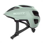 Scott Spunto Junior Plus Mips Soft Green LED 50-56 cm | cykelhjelm til børn med mips og led baglygte