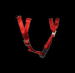 Yakkay Smart Two Strap Set Ruby Red | røde ekstra stropper til din Yakkay Smart Two cykelhjelm