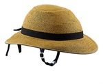 Yakkay Sort hjelm + Straw Hat Cover